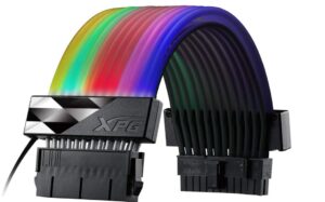high quality RGB sleeved cable for gaming PSU