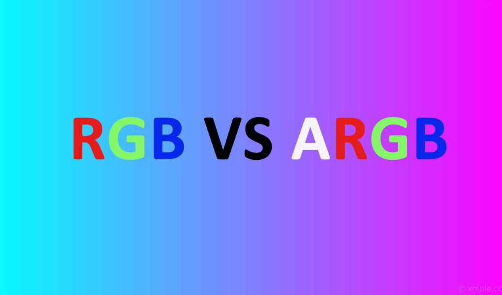 argb vs rgb difference