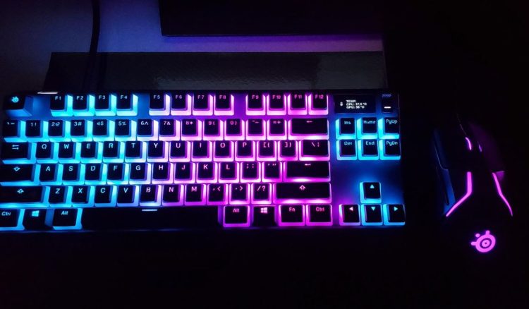 how to change light on SteelSeries keyboard